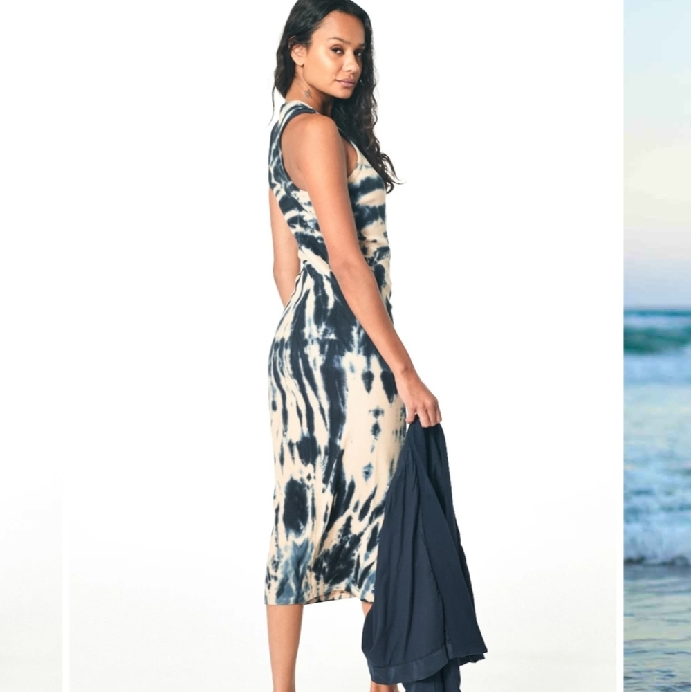 NWT Young Fabulous & Broke Denny Blue Safari Dress - Picture 3 of 16